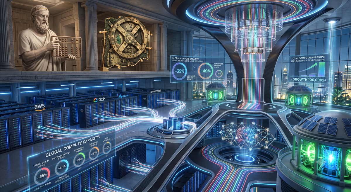 The Future of Computation 2050: AI, Quantum, and the Yottascale Era