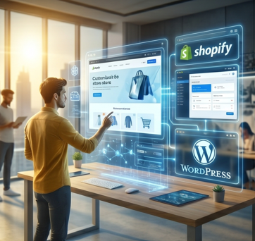 Rapid Application Development (Wordpress  , Shopify )