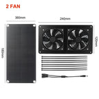 Solar Powered Ventilation Fan 30W 12V – Mini Exhaust Fan for Chicken Coop, Dog House & Shed Cooling