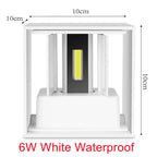 IP65 LED Wall Light 6W 12W DC12V-24V Adjustable Up Down Waterproof Wall Lamp