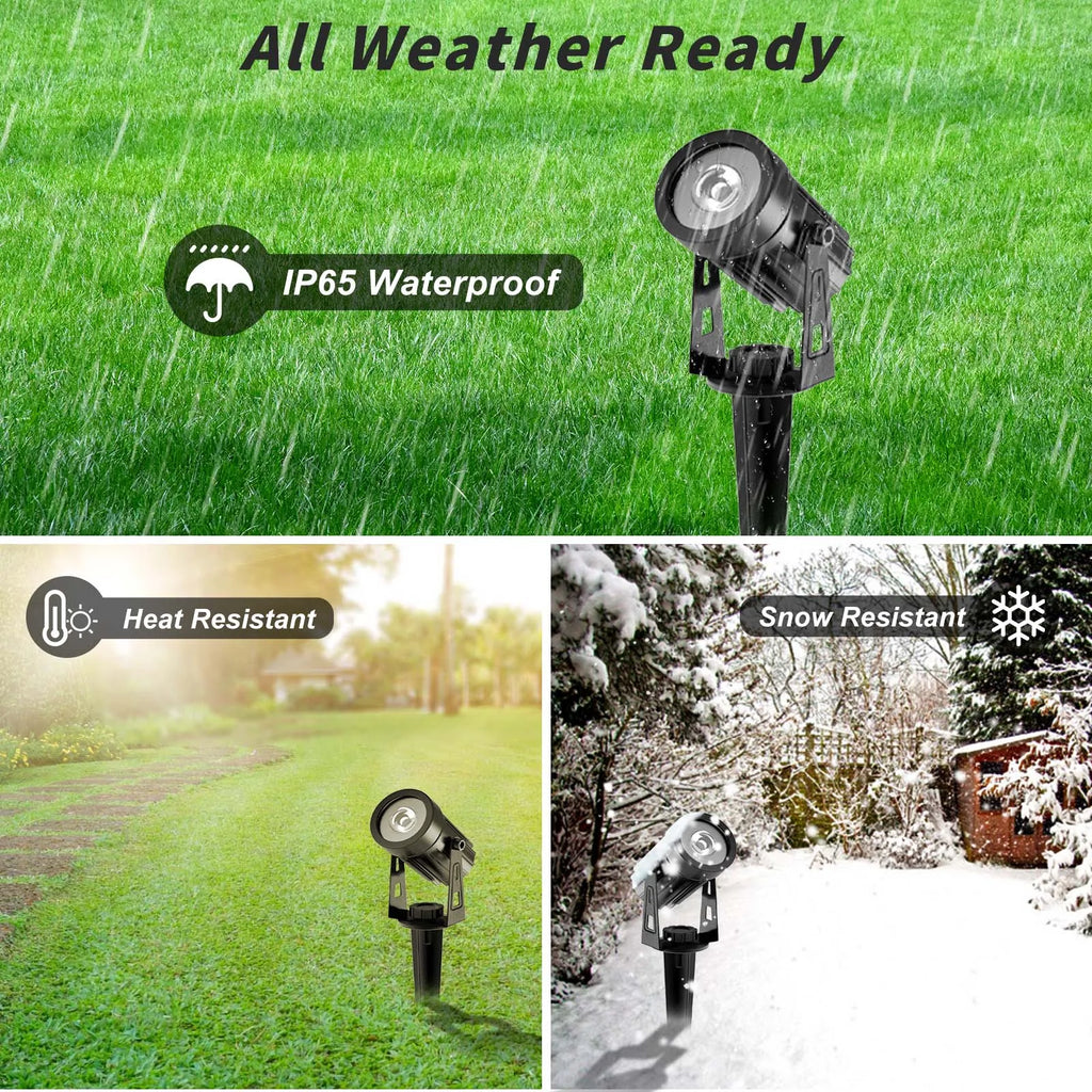 Solar LED Garden Light IP65 Waterproof – RGB Warm & Cold White Outdoor Landscape Lamp
