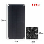 Solar Powered Ventilation Fan 30W 12V – Mini Exhaust Fan for Chicken Coop, Dog House & Shed Cooling