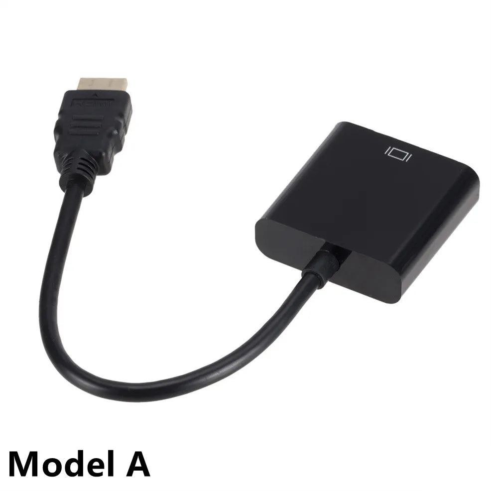 Black USB adapter with cable on a white background, labeled 'Model A'.