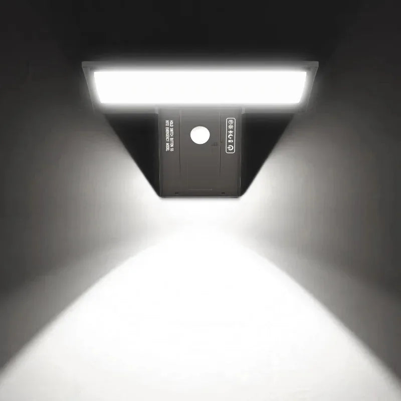 Solar Security Flood Light Outdoor Waterproof Motion Sensor – 90 LED 4 Modes Wall Light for Garden & Yard