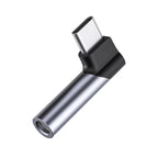 USB-C to 3.5mm Headphone & Charger Adapter 3-in-1 60W PD Fast Charging Audio DAC