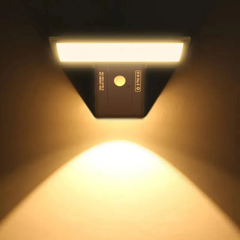 Solar Security Flood Light Outdoor Waterproof Motion Sensor – 90 LED 4 Modes Wall Light for Garden & Yard