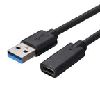 USB 3.0 to USB-C Female Extension Cable – High-Speed Data Adapter for Hubs, OTG Devices & Card Readers