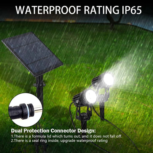 Solar LED Garden Light IP65 Waterproof – RGB Warm & Cold White Outdoor Landscape Lamp