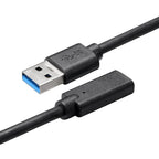 USB 3.0 to USB-C Female Extension Cable – High-Speed Data Adapter for Hubs, OTG Devices & Card Readers