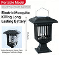Solar-Powered Bug Zapper Lamp – Waterproof UV Mosquito & Insect Killer for Patio, Garden, Camping & Home