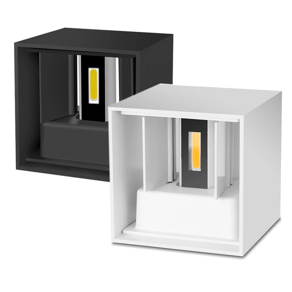IP65 LED Wall Light 6W 12W DC12V-24V Adjustable Up Down Waterproof Wall Lamp