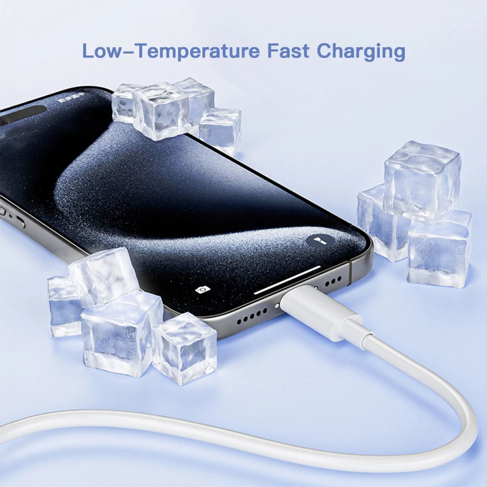 USB-C to Lightning Cable for iPhone 14/13/12/11 – MFi Certified PD 30W Fast Charging & Data Sync Cord