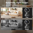 8MP WiFi PTZ Security Camera | AI Smart Tracking Robot Camera with Color Night Vision & Two-Way Audio Baby Monitor