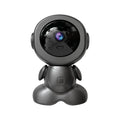 8MP WiFi PTZ Security Camera | AI Smart Tracking Robot Camera with Color Night Vision & Two-Way Audio Baby Monitor
A cute, cartoonish black security camera shaped like a small robot or character, featuring a glossy black face with a colorful camera lens and a smooth body, isolated on a white background.