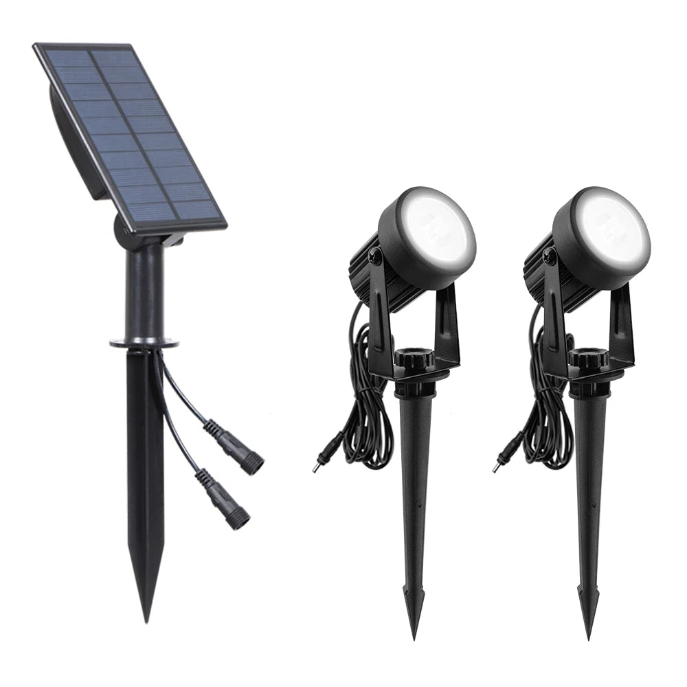Solar LED Garden Light IP65 Waterproof – RGB Warm & Cold White Outdoor Landscape Lamp