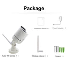 JIENUO 5MP WiFi IP Security Camera | Outdoor Waterproof ONVIF CCTV with Night Vision