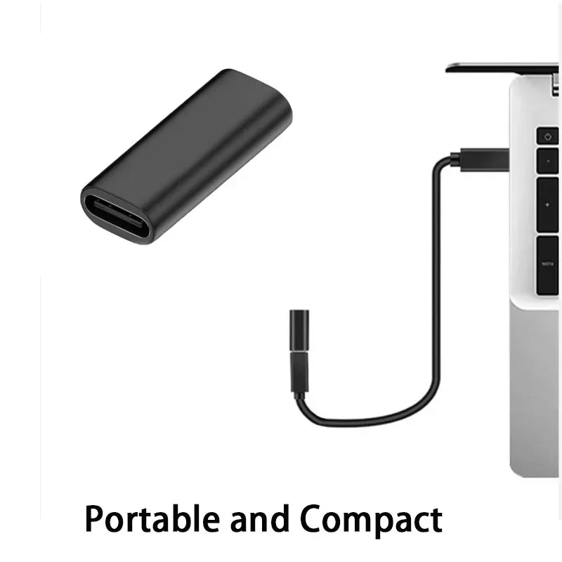 USB-C Female to Female Adapter | 10Gbps USB-C 3.1 Coupler | Type-C Extension Connector for Phone, Tablet & Laptop