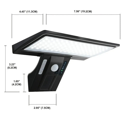 Solar Security Flood Light Outdoor Waterproof Motion Sensor – 90 LED 4 Modes Wall Light for Garden & Yard
